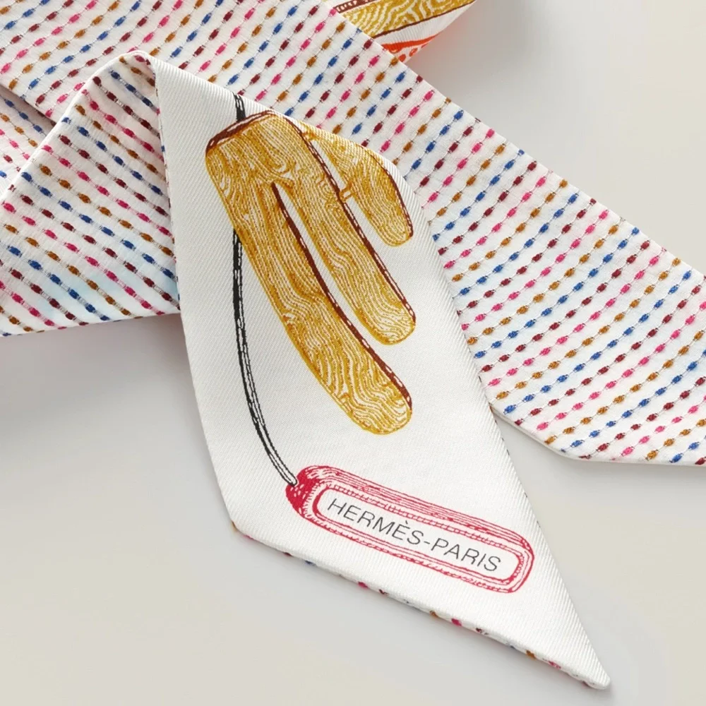 Host pick💕Hermes Chevaloscope Pointille Twilly - Perfect gift 🎁 - Picture 4 of 10